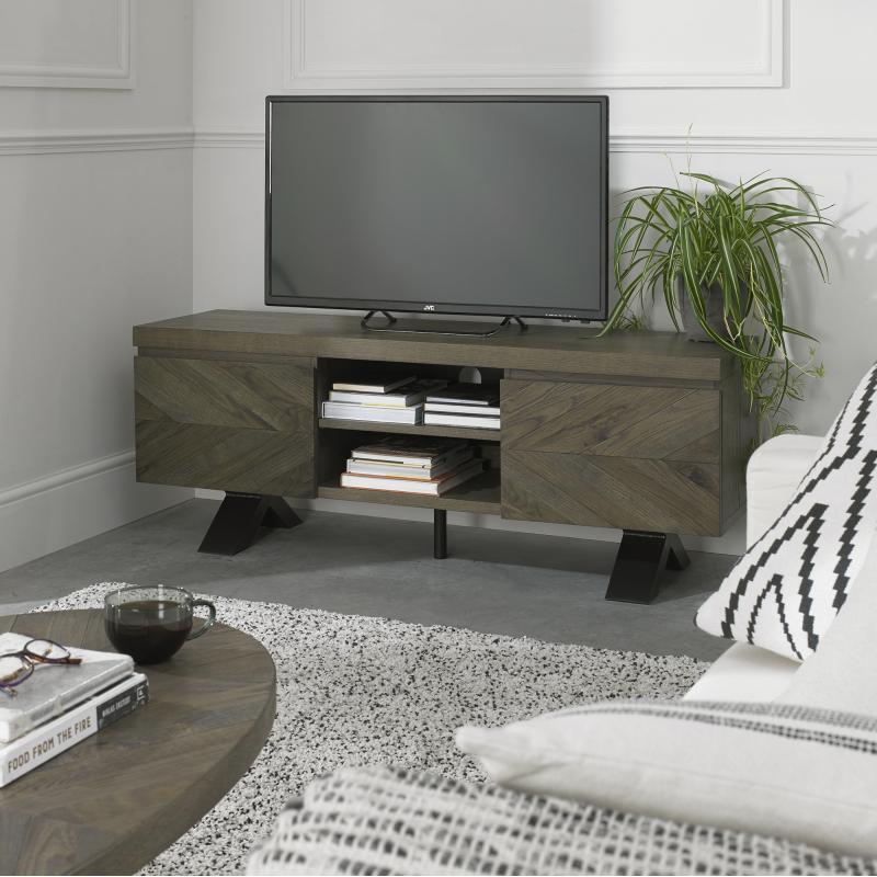 Bohemia Fumed Oak TV Unit